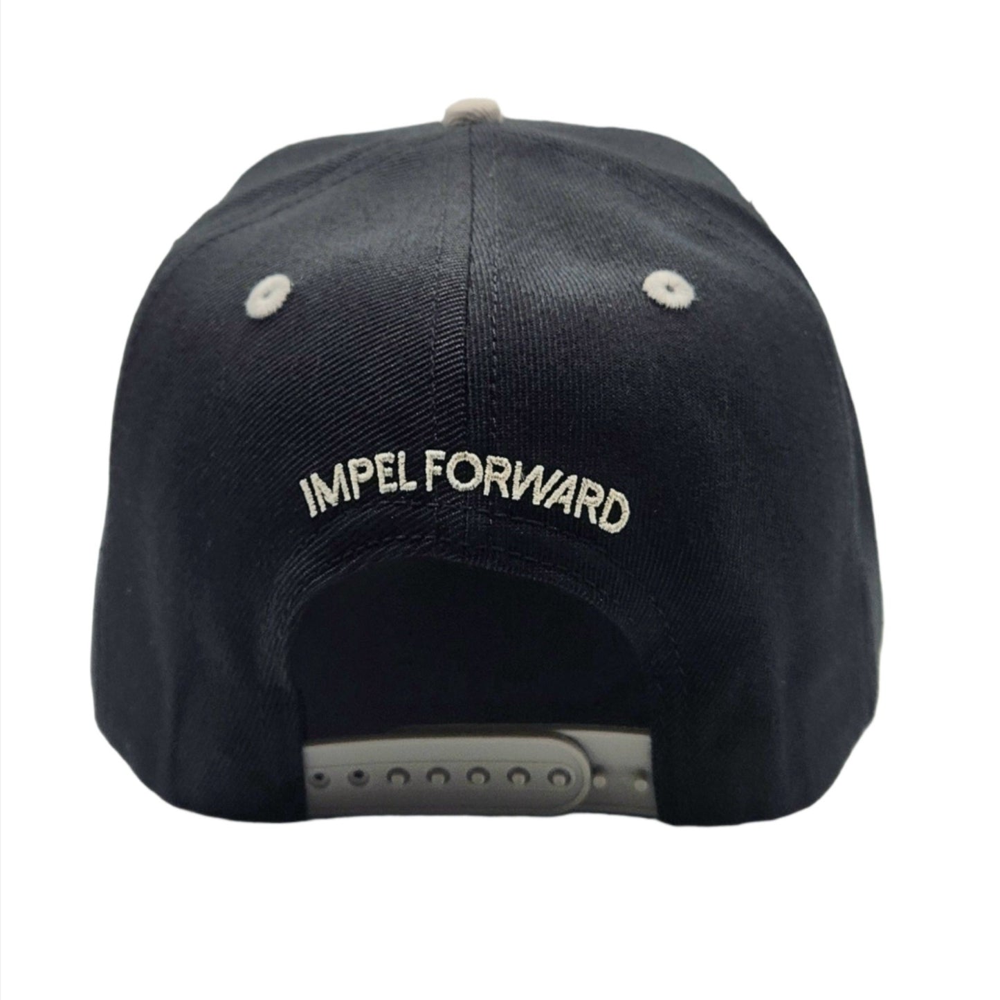 Impel Forward Curved Bill Snapback Hat - Black/Gray