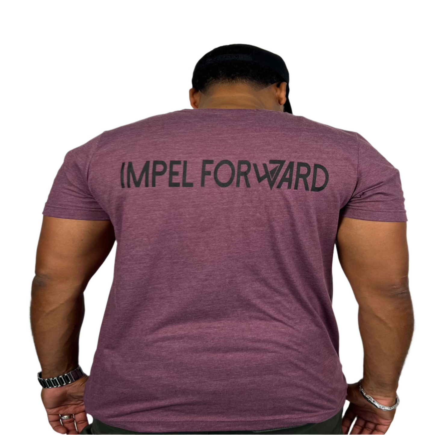 Impel Forward Burgundy Momentum Tee