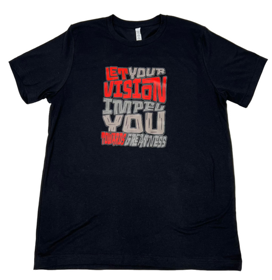 Impel Towards Greatness Blk T-Shirt