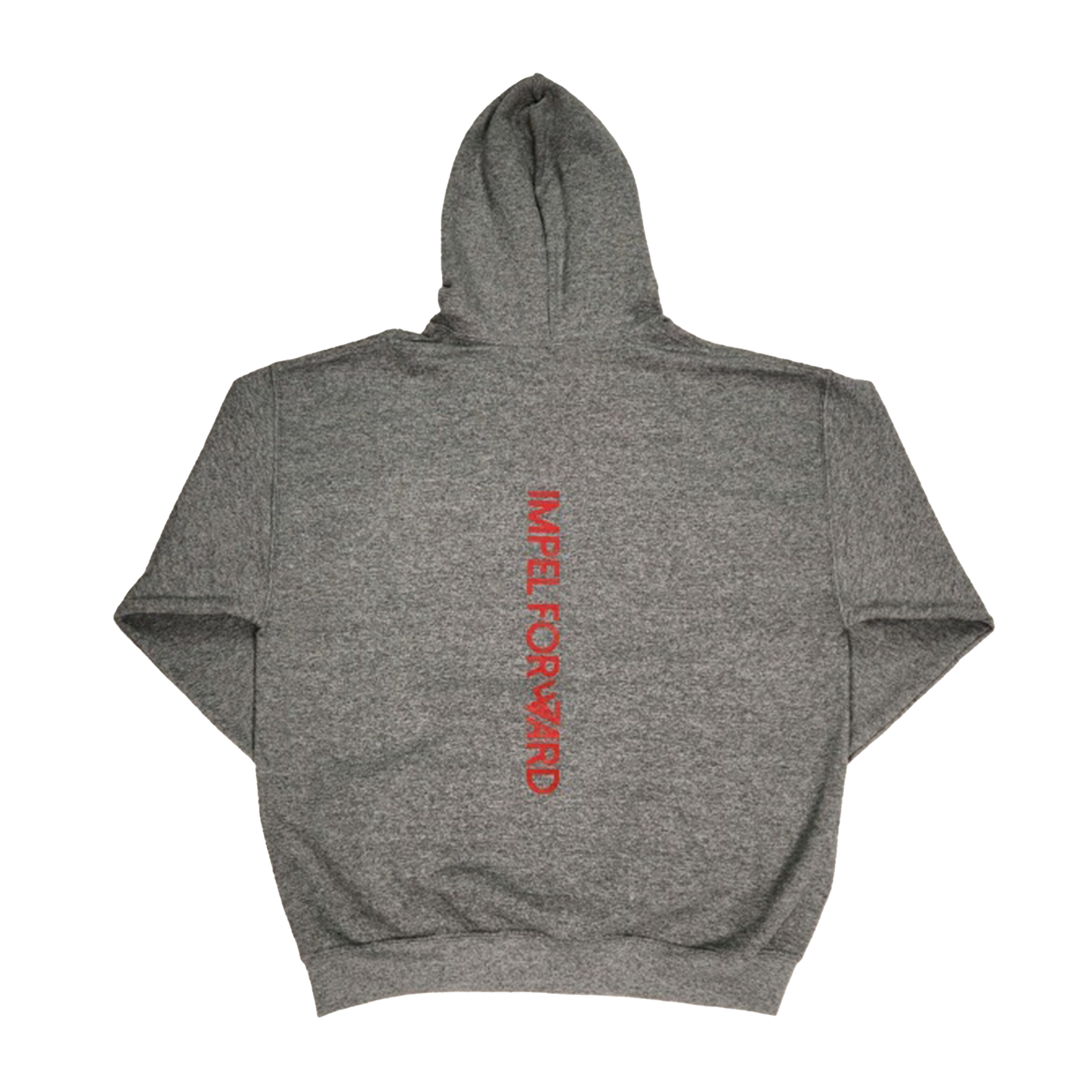 Impel Forward Hoodie Embroidered Logo - Gray